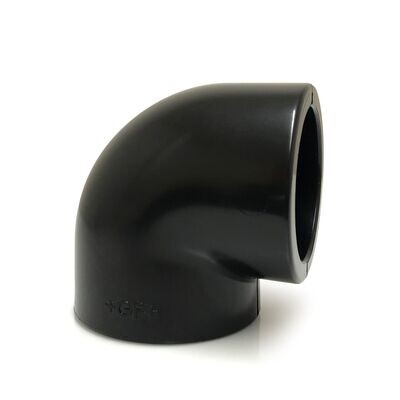 40mm 90° Polyethylene Elbow PE80 / PE100 Pipe Fitting 40mm 90° Polyethylene Elbow PE80 / PE100 Pipe Fitting