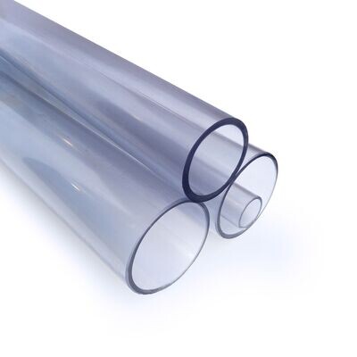 50mm Clear PVCU Tube