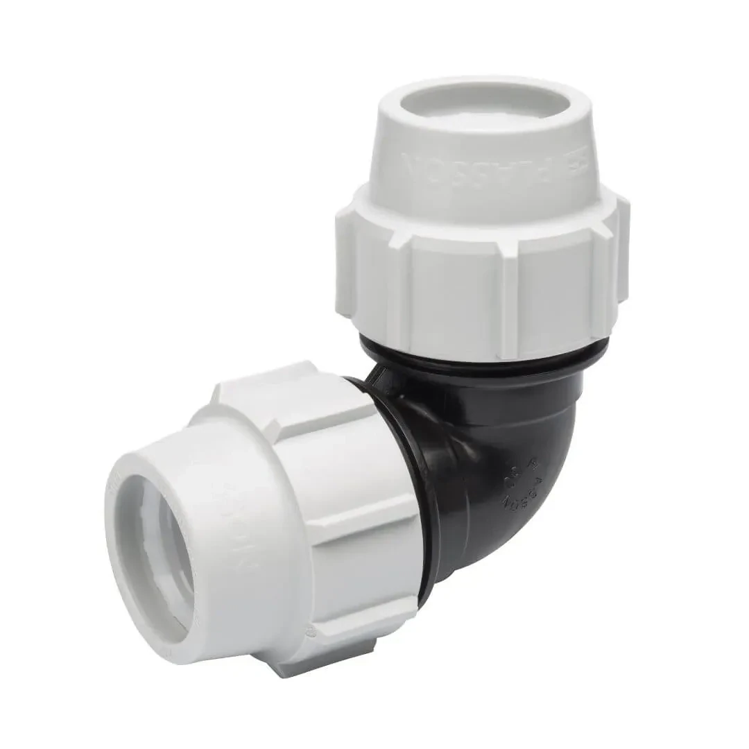 40mm Plasson® 90° Elbow Compression Fitting 7050 40mm Plasson® 90° Elbow Compression Fitting 7050