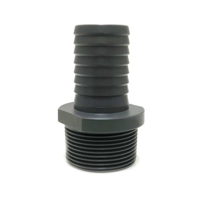 1 1/2" BSP Thread to 38mm  PVC U Hose Adaptor