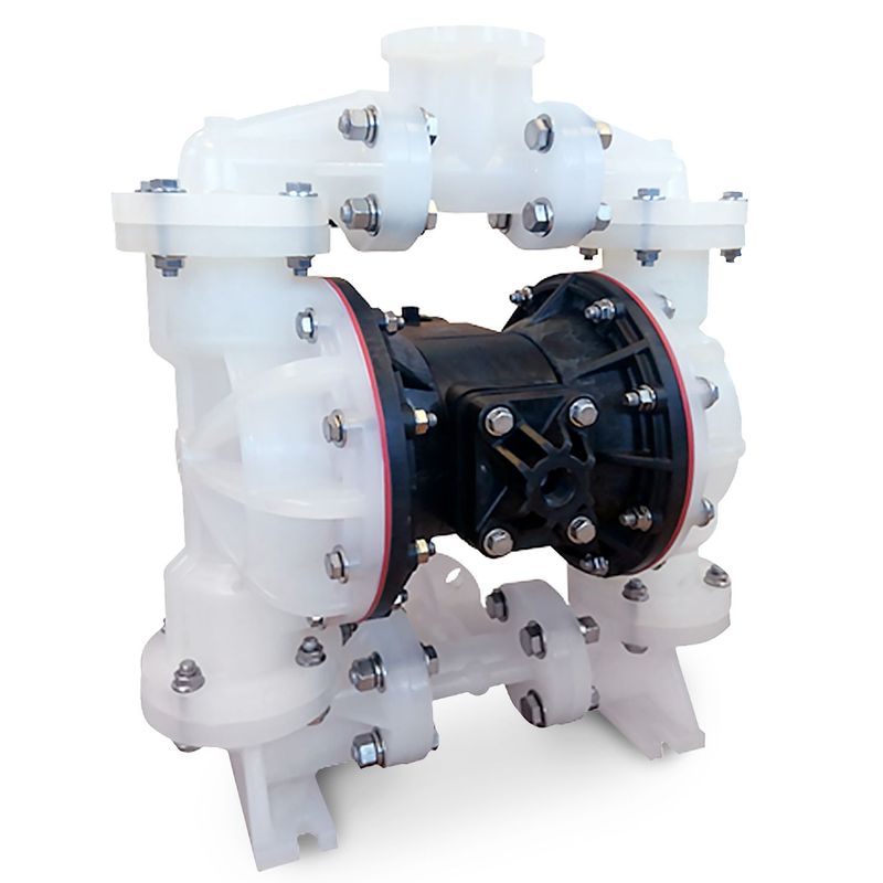 ½" Air Operated Double Diaphragm Pump | Polypropylene Body | PTFE Elastomers | 56 litres per min