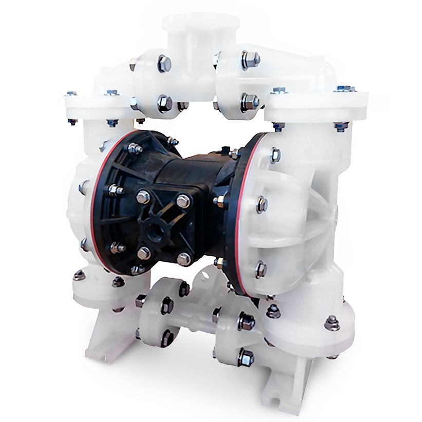 ½" Air Operated Double Diaphragm Pump | PVDF Body | PTFE Elastomers | 56 litres per min