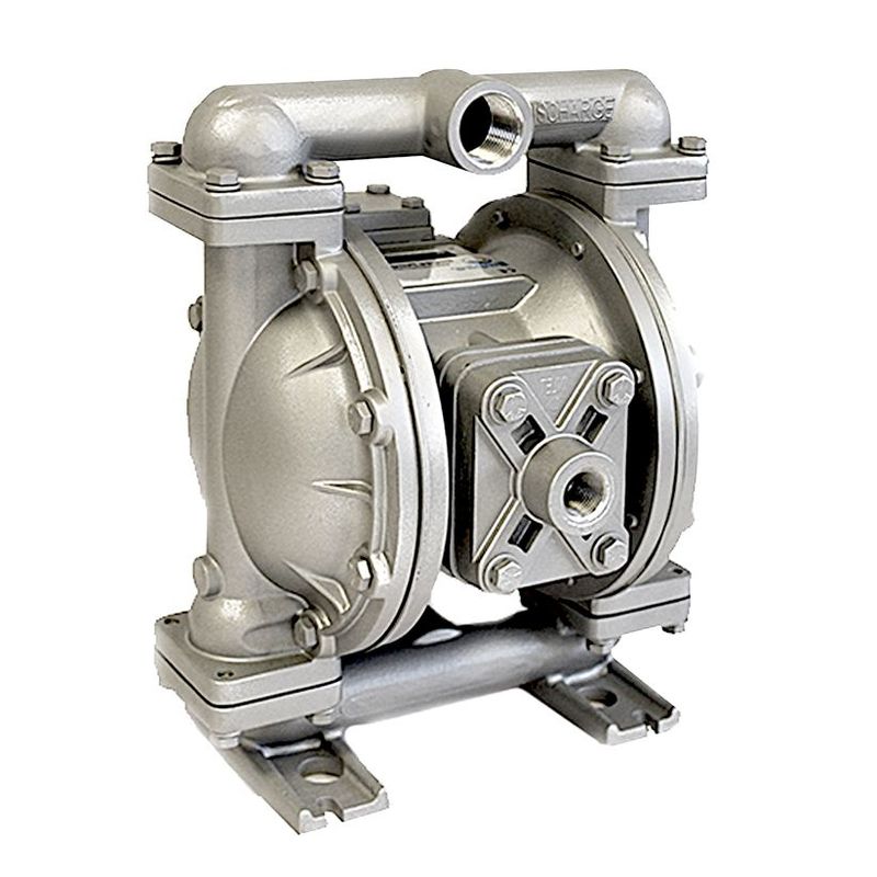 1" Aluminium Air Operated Diaphragm Pump with Santoprene® Elastomers | 170 Litres Per Minute