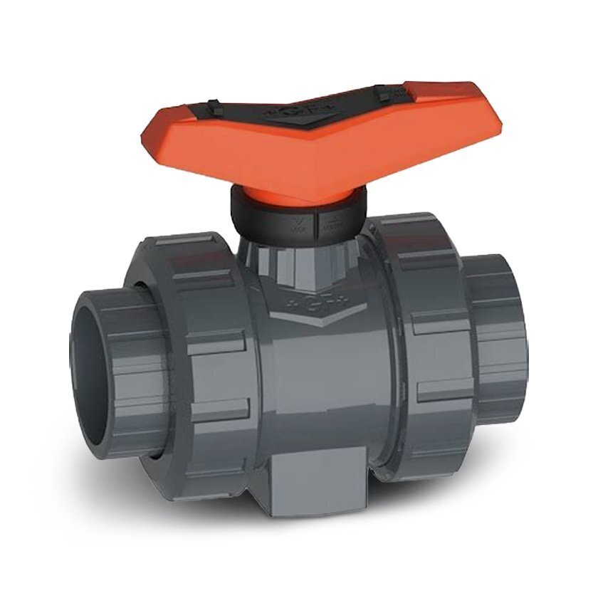 3 3" GF PVC U FPM Ball Valve 546 Pro 16 Bar