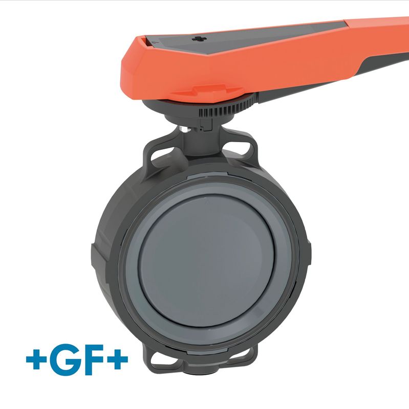 160mm | 6" GF UPVC Butterfly valve type 567