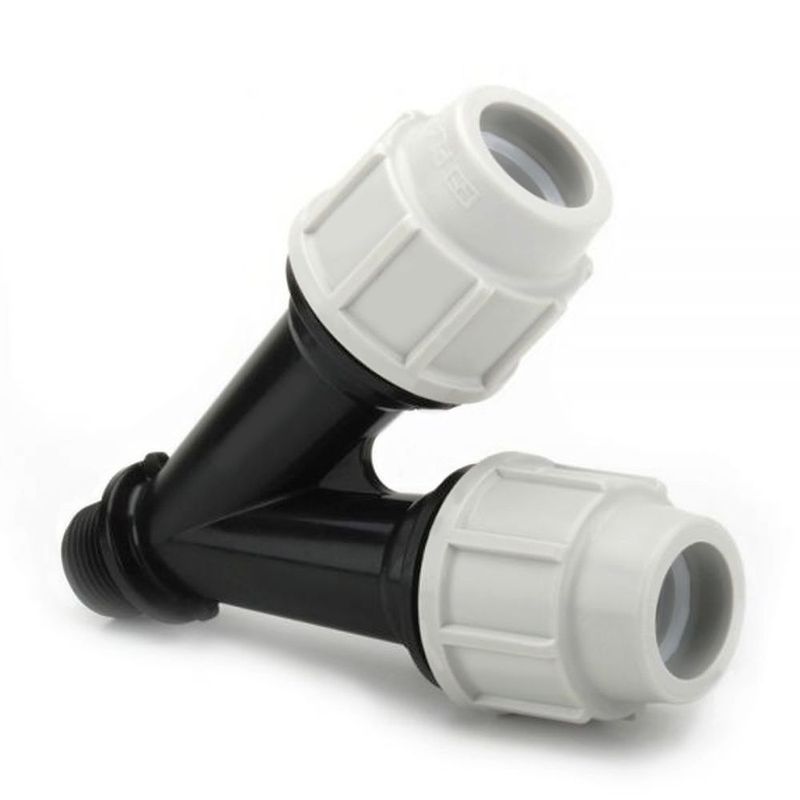 20mm x 20mm x 3/4" Plasson® Y-Fitting 7550