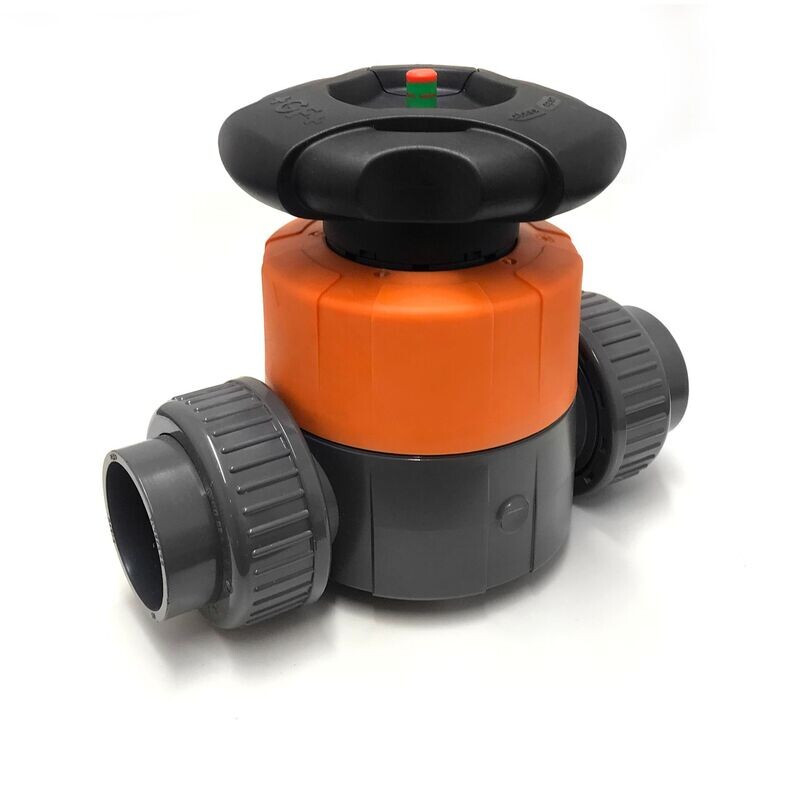 1 1/4" GF Diaphragm 514 Ball Valve PVCU / EPDM