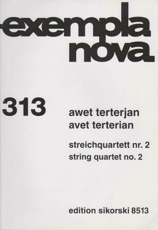 ​TERTERJAN, AWET: Streichquartett Nr. 2