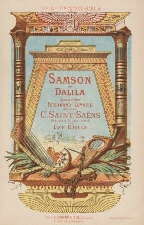 ​SAINT-SAENS, CAMILLE: Samson et Dalila. Partition Piano seul par Léon Roques