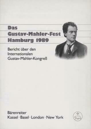 ​MAHLER - VOGT, M.T. (Hrsg.): Das Gustav-Mahler-Fest Hamburg 1989