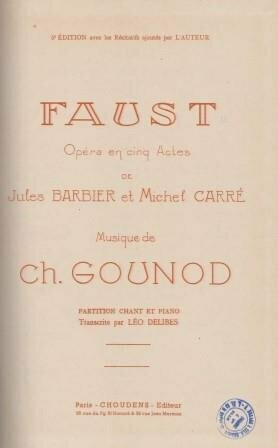 ​GOUNOD, CHARLES: Faust