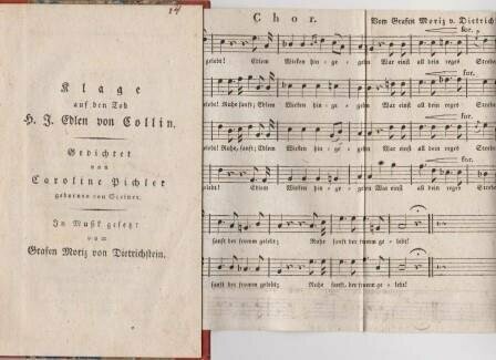 ​DIETRICHSTEIN, MORIZ VON: Libretti  [Wien ca. 1811]