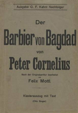 ​CORNELIUS, PETER: Der Barbier von Bagdad