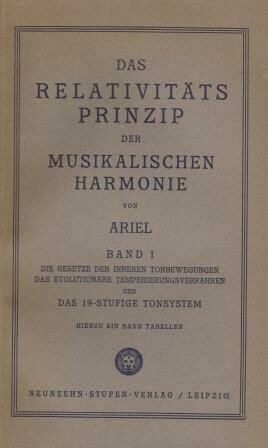​ARIEL [d.i. WILHELM WERKER]: Das Relativitätsprinzip der musikalischen Harmonie