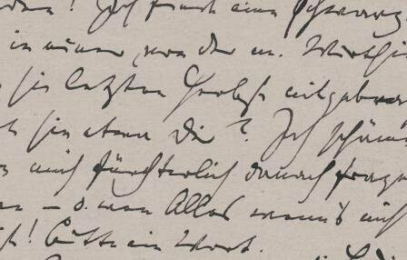 ​BRAHMS, JOHANNES (1833-1897): Eigenhändige Postkarte. Wien 1877. "Der Frühling öffnet die Herzen; auch die Schubladen!"
