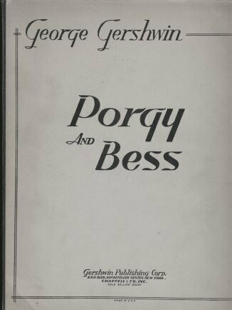 ​GERSHWIN, GEORGE: The Theatre Guild presents Porgy and Bess
