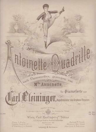 ​PLEININGER, CARL: Antoinette-Quadrille