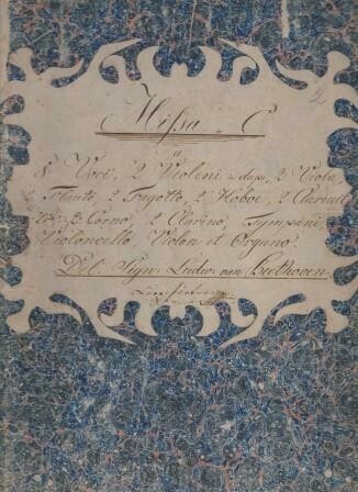 ​BEETHOVEN, LUDWIG VAN: Missa in C - Kopistenhandschrift