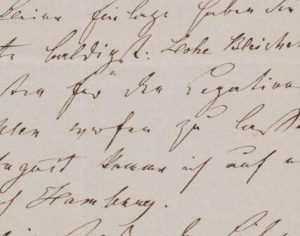 ​KÜCKEN, FRIEDRICH WILHELM (1810-1882): Eigenhändiger Brief mit Unterschrift