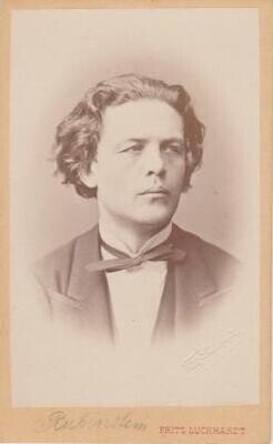 ​RUBINSTEIN, ANTON (1829-1894): Photographie von Fritz Luckhardt