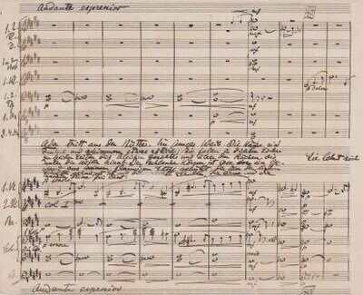 ​WEINGARTNER, FELIX VON (1863-1942): Eigenhändiges Musikmanuskript