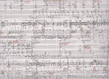 ​STOCKHAUSEN, KARLHEINZ (1928-2007): Form-Schema "Freitag aus Licht"