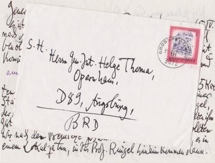 ​EINEM, GOTTFRIED VON (1918-1996): Eigenhändiger Brief mit Unterschrift
