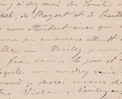 ​SCHULHOFF, JULES (1825-1898): Eigenhändiger Brief mit Unterschrift