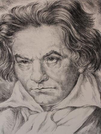 ​BEETHOVEN - APPEN, KARL VON (1900-1981): Lithographie