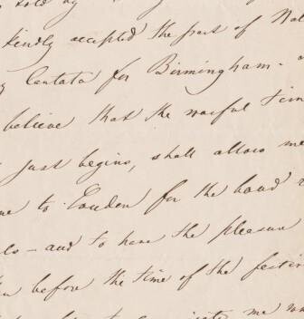 ​HILLER, FERDINAND (1811-1885): Eigenhändiger Brief mit Unterschrift