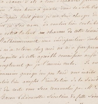​ROMAGNESI, [ANTOINE JOSEPH MICHAEL] (1781-1850): Eigenhändiger Brief mit Unterschrift