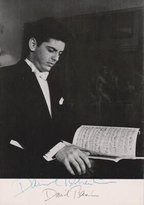 ​BARENBOIM, DANIEL (geb. 1942): Signiertes Konzertprogramm
