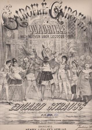 ​STRAUSS, EDUARD: Giroflé-Girofla. Quadrille