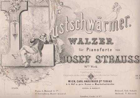 ​STRAUSS, JOSEF: Lustschwärmer. Walzer