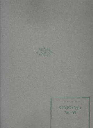 ​HAYDN, JOSEPH: [Hob. I:65] Sinfonia No. 65. Partitur