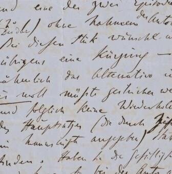 ​LISZT, FRANZ (1811-1886): Eigenhändiger Brief