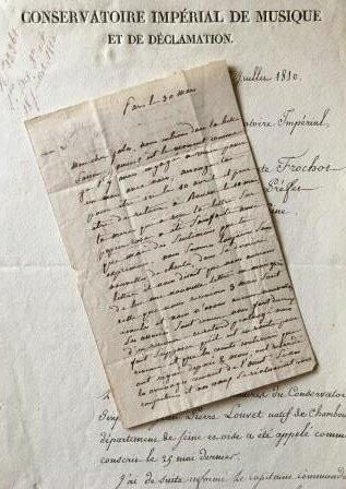 ​SARRETTE, BERNARD (1765-1858): Zwei Briefe