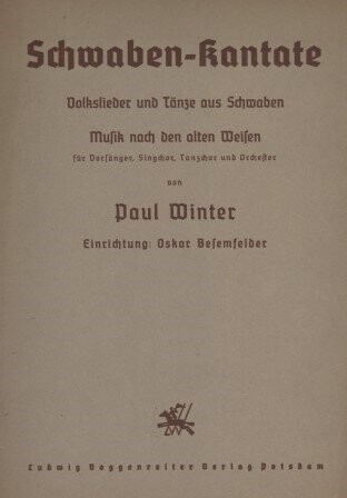 ​WINTER, PAUL: Schwaben-Kantate