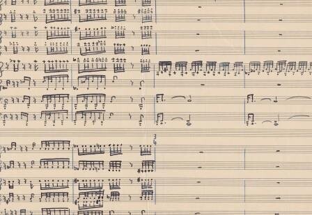 ​HAENTJES, WERNER (1923-2001): Eigenhändiges Musikmanuskript
