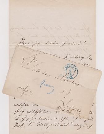 ​FRANZ, ROBERT (1815-1892): Eigenhändiger Brief