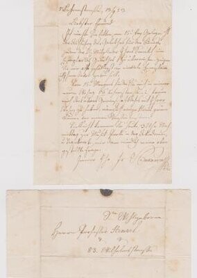 ​NEUKOMM, SIGISMUND VON (1778-1858): Eigenhändiger Brief