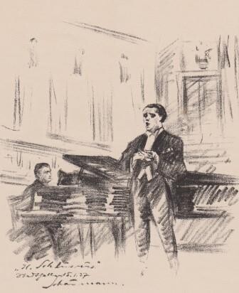 SCHLUSNUS, HEINRICH (1888-1952) - Lithographie von Ernst Schaumann