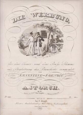 ​STORCH, A[NTON MARIA]: Die Werbung von Ritter Stainhauser von Treuberg