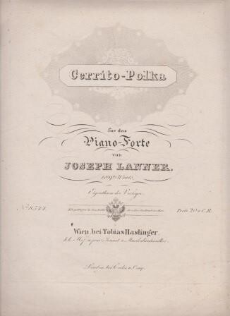 ​LANNER, JOSEPH: Cerrito-Polka