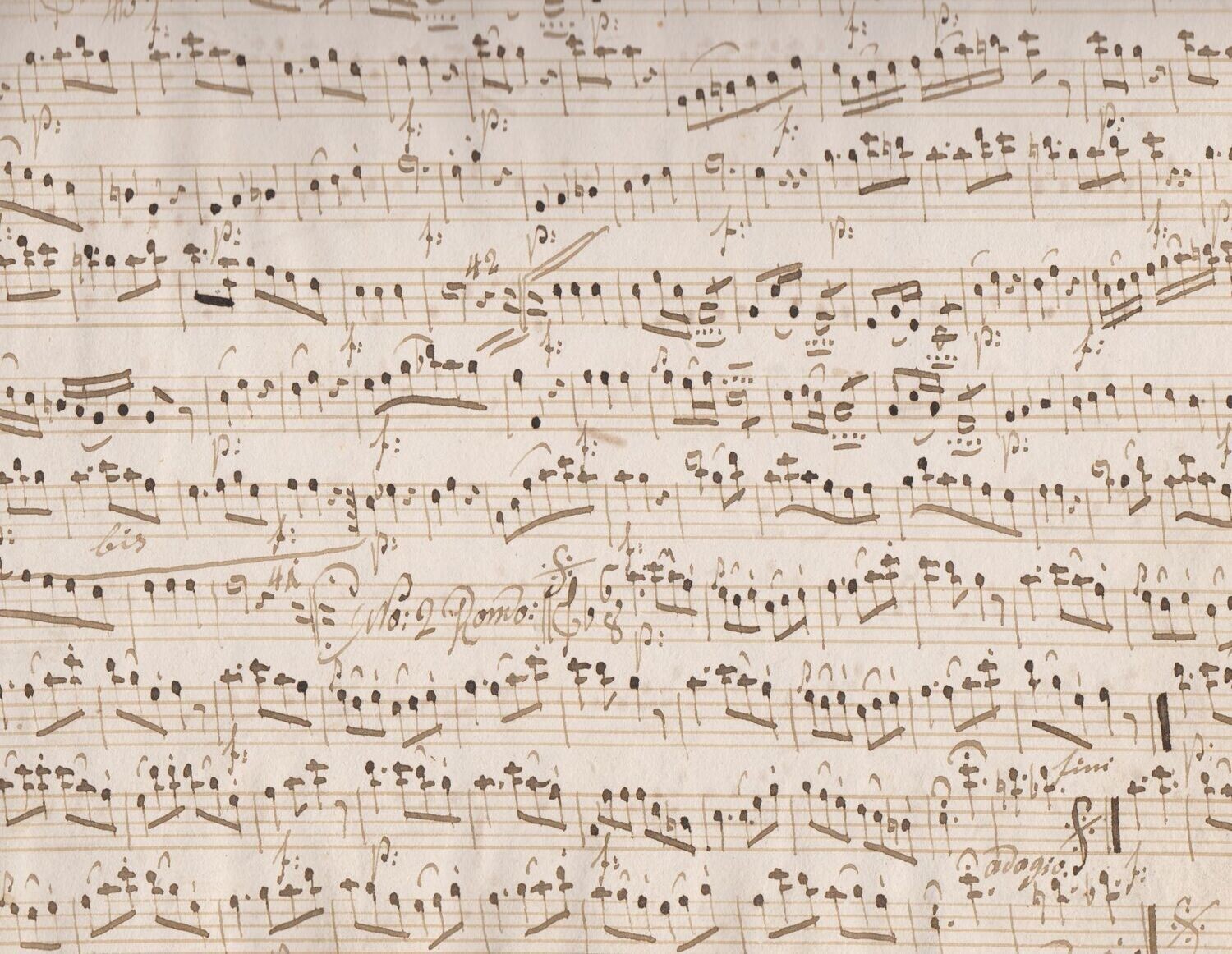 RETZEL (RAETZEL), ANTON: Musikhandschrift. [Norddeutschland 1796?]