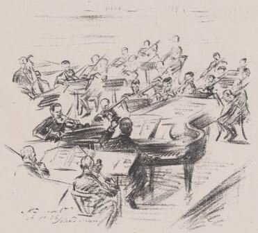 ​KUNWALD, ERNST (1868-1939) - Lithographie von Ernst Schaumann