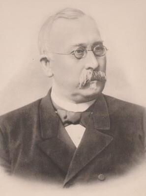BLÜTHNER, JULIUS (1824-1910) - Brustbild mit faksimilierter Unterschrift