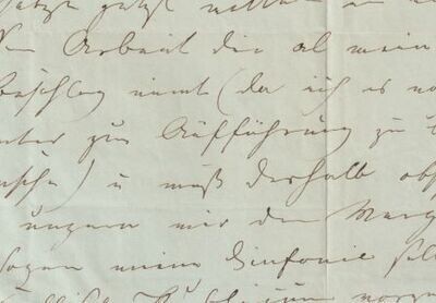 ​GADE, N[IELS] W[ILHELM] (1817-1890): Eigenhändiger Brief