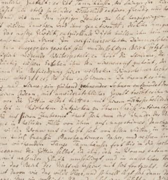 ​BÜLOW, HANS VON (1830-1894): Eigenhändige Abschrift szenischer Erläuterungen zu "Tannhäuser"