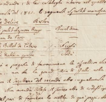 MAYR, JOHANN SIMON (1763-1845): Eigenhändiger Brief mit Unterschrift